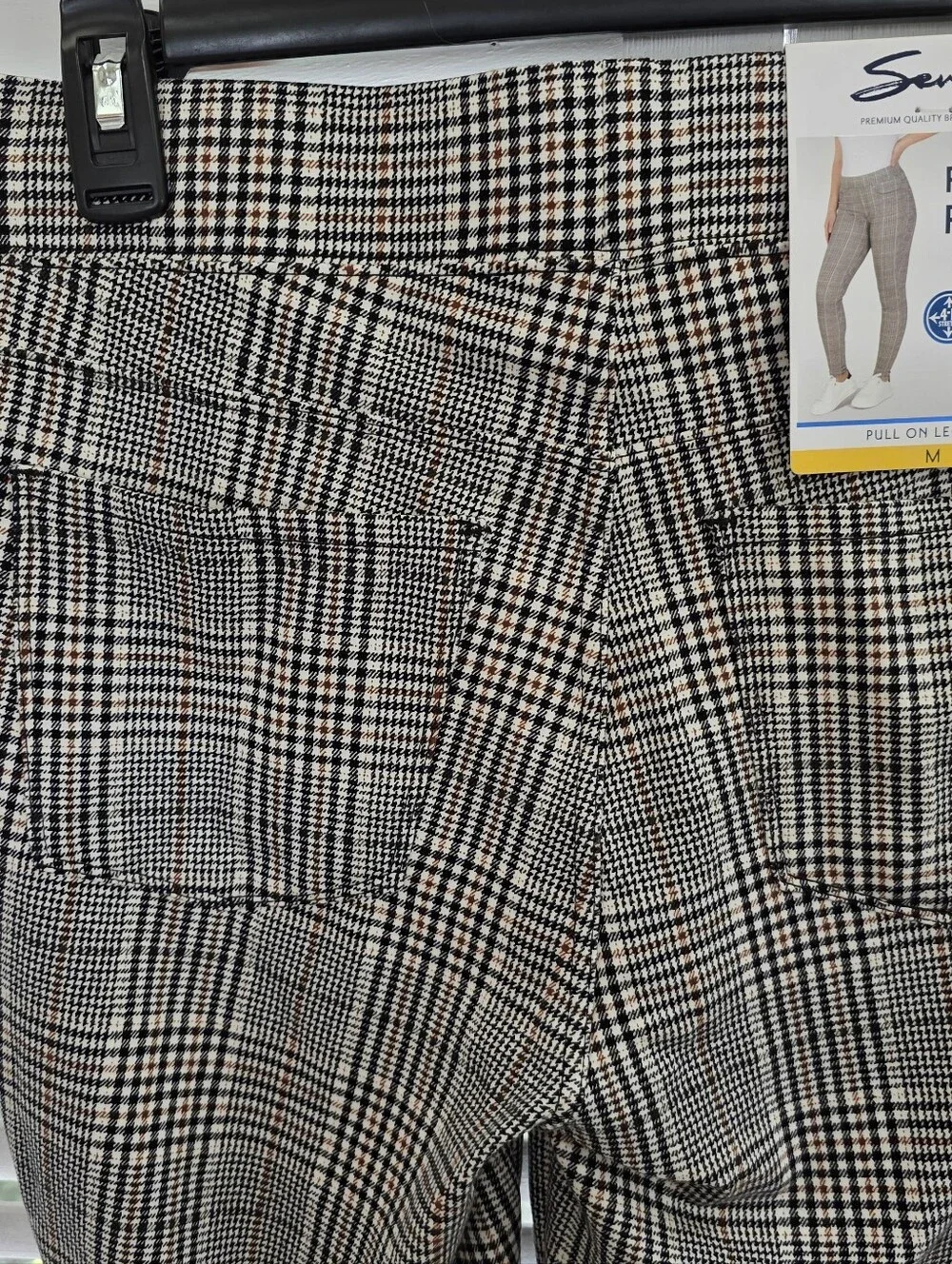 Seven7 Pull-On Flawless Fit Skinny Leg Ponte Pants Size M